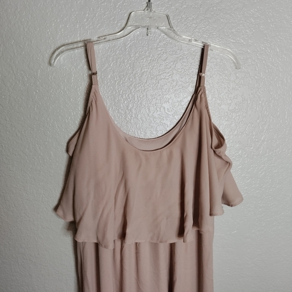 Show me your mumu Caitlin Ruffle Maxi Dress bridesmaids wedding holiday sz 2Xl - Picture 8 of 9